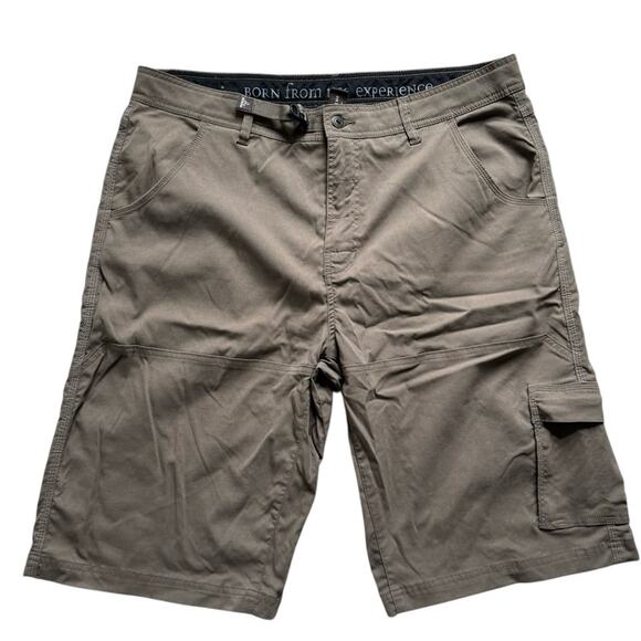 Prana Men’s stretch Zion cargo shorts tan size XXL/40W - Picture 1 of 7